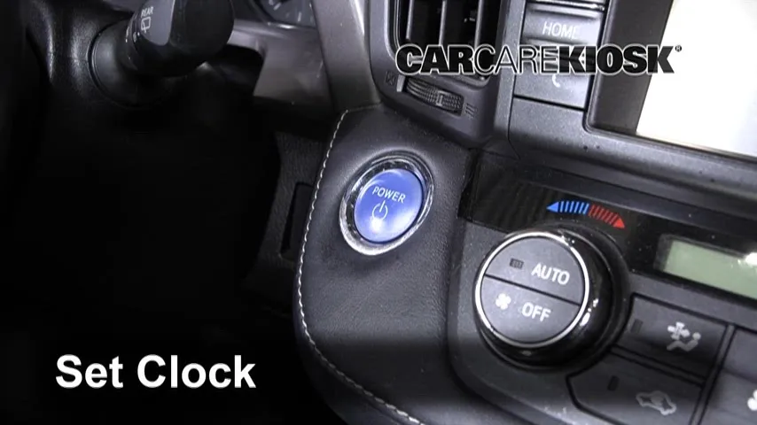 2017 Toyota RAV4 Hybrid Limited 2.5L 4 Cyl. Clock Set Clock